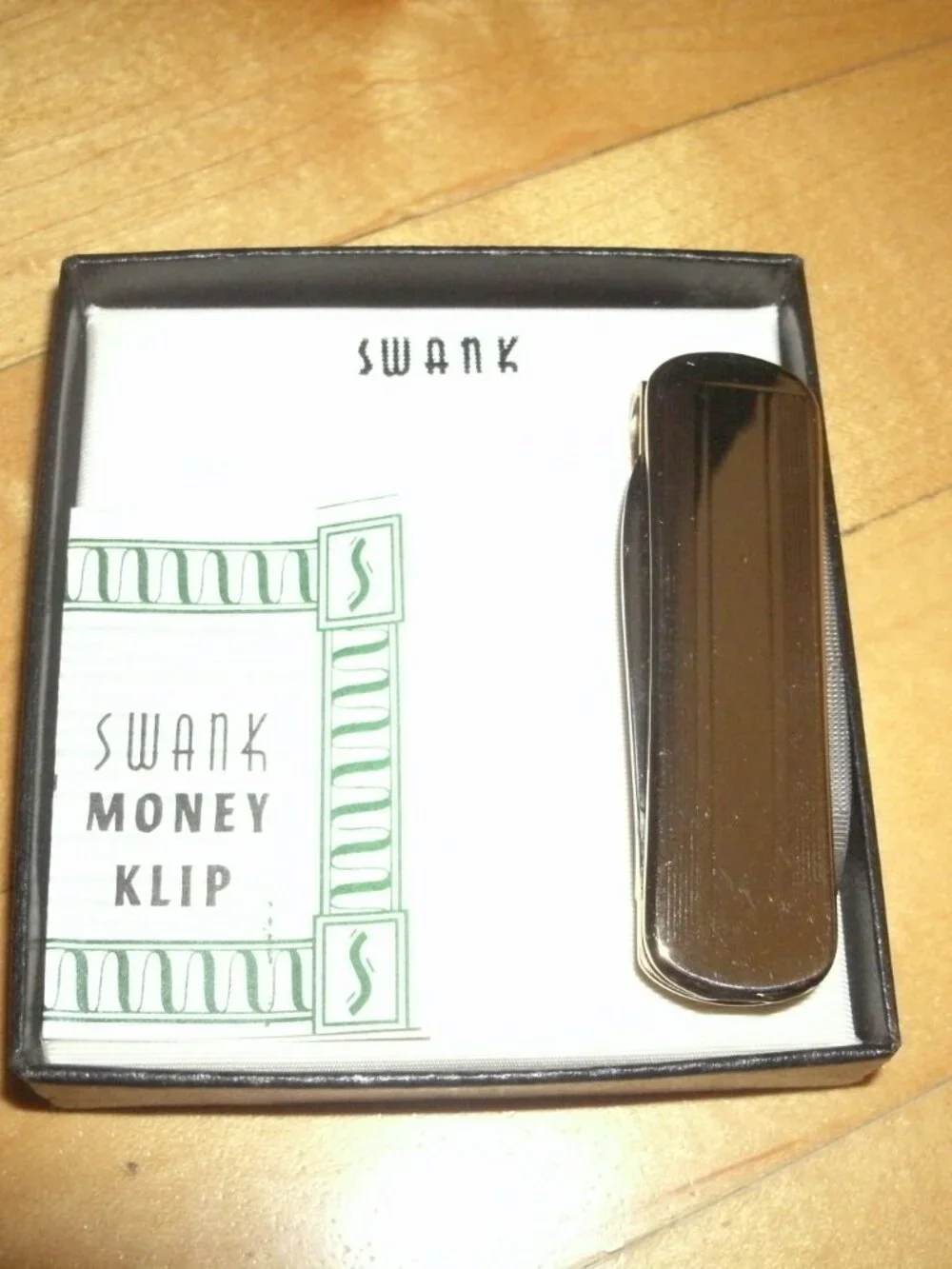 Vintage Gold-tone Swank Money Clip w/ Knife & File New